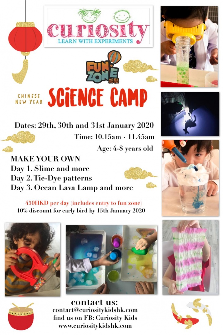 Chinese New Year Science Camp Tickikids 香港